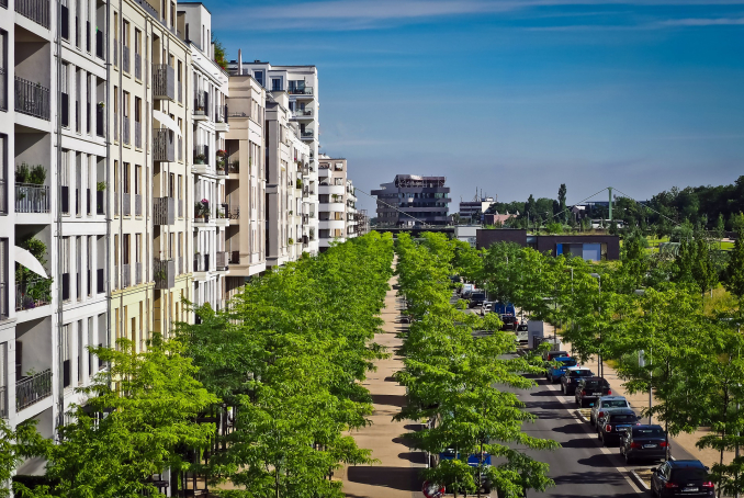 Photo d'une ville française