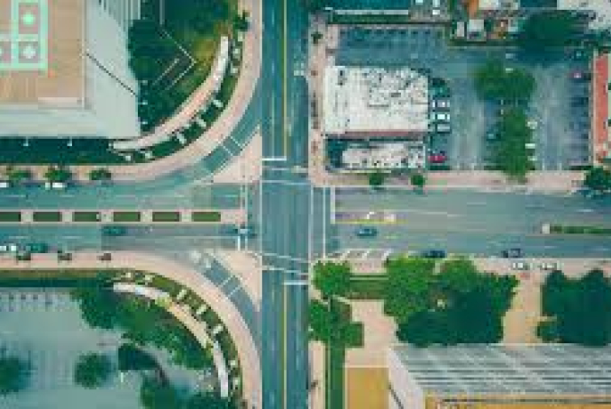 Territoire urbain vu du ciel