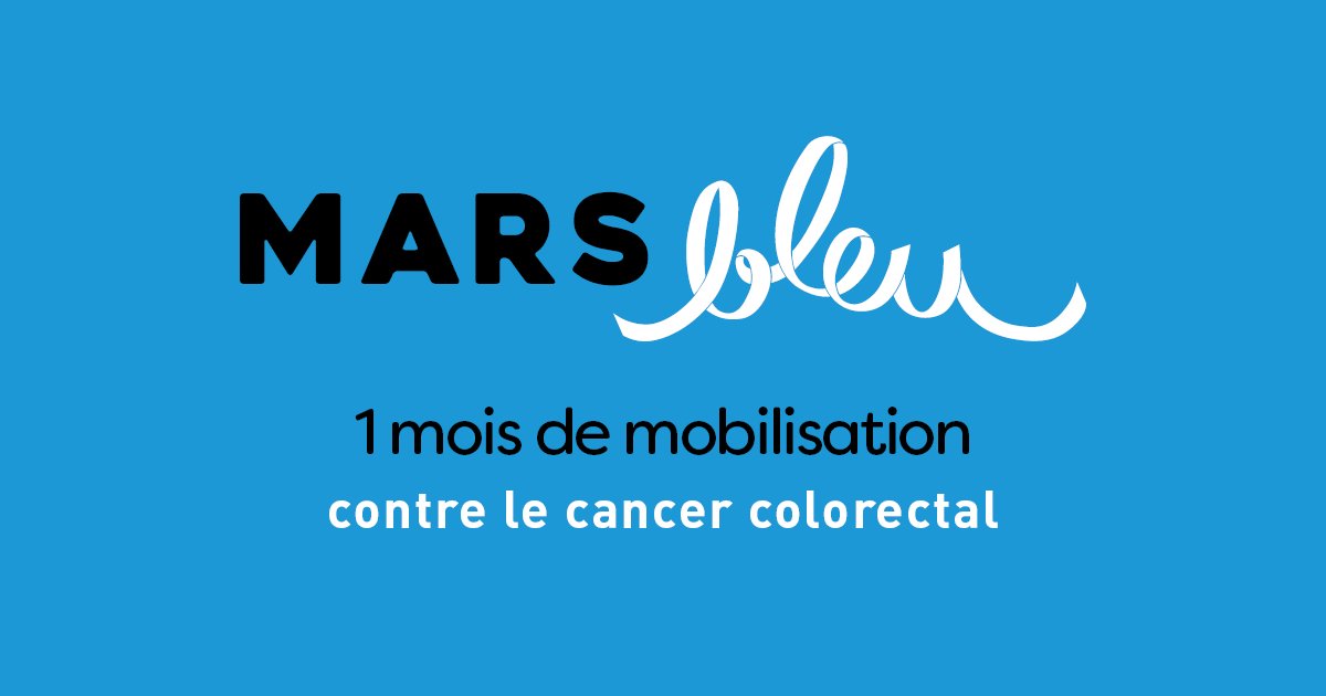 Affiche de la campagne Mars Bleu