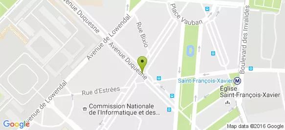 Plan d'accès au Ministère de la Santé et de la Prévention
