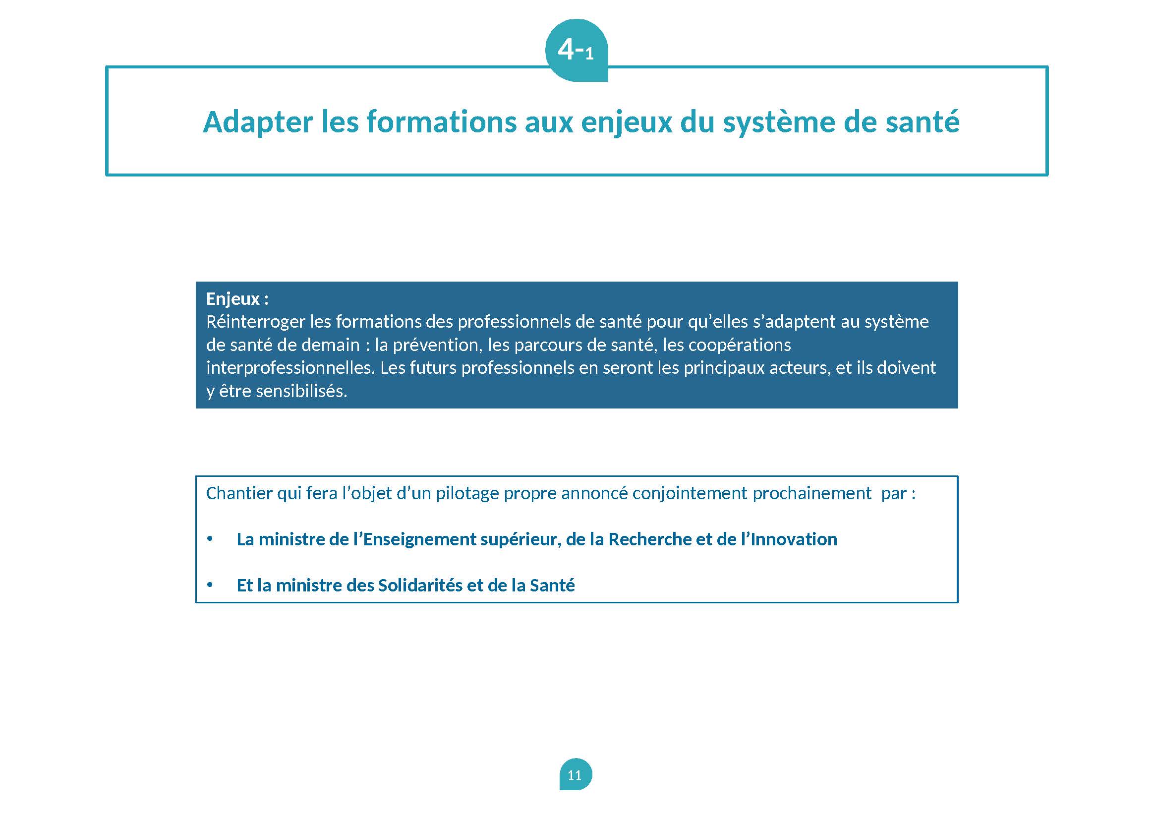 Image du dossier de presse présentant en détail le chantier n°4