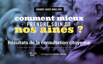 copie d'écran de la plateforme de consultation citoyenne
