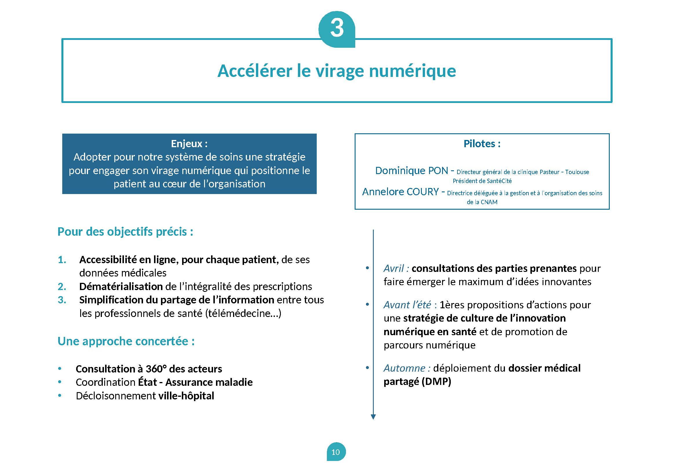 Image du dossier de presse présentant en détail le chantier n°3