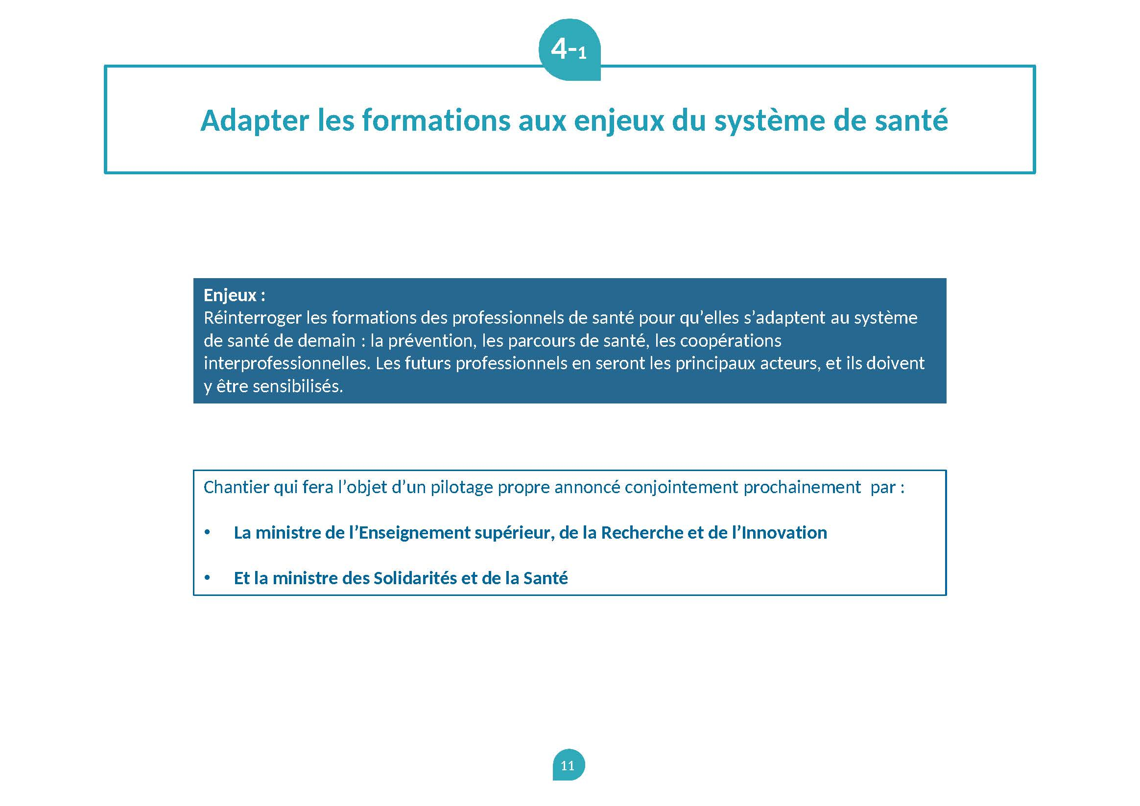 Image du dossier de presse présentant en détail le chantier n°4