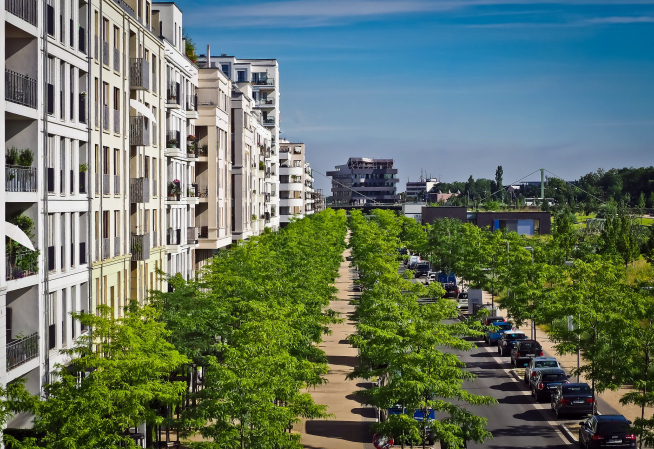 Photo d'une ville française