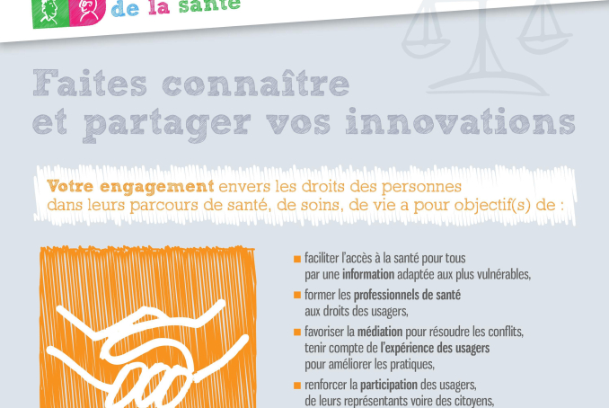Infographie présentant le label droits des usagers de la santé