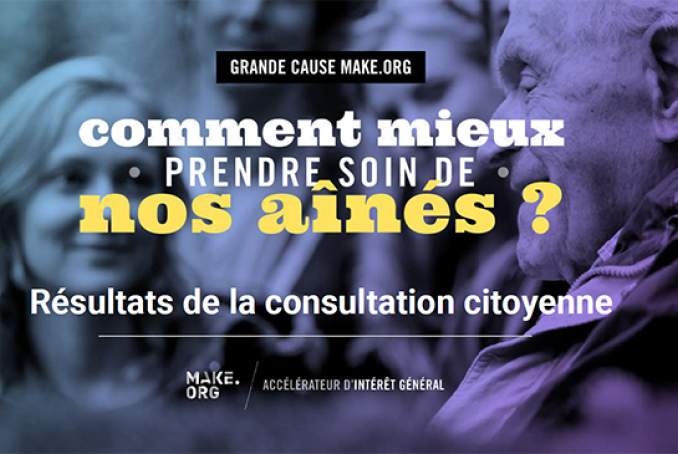 copie d'écran de la plateforme de consultation citoyenne