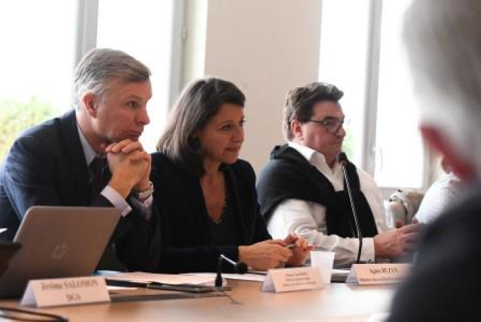 Photo d'Agnès Buzyn lors du Comité stratégique santé mentale et psychiatrie du 24 janvier 2019