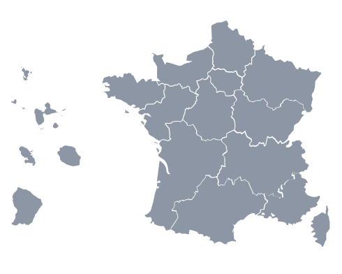 Carte des régions